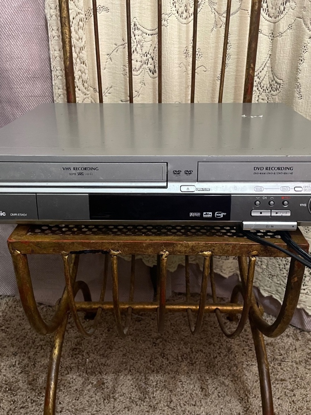 Panasonic: DMR-ES40V DVD/VCR Recorder Combo FOR PARTS